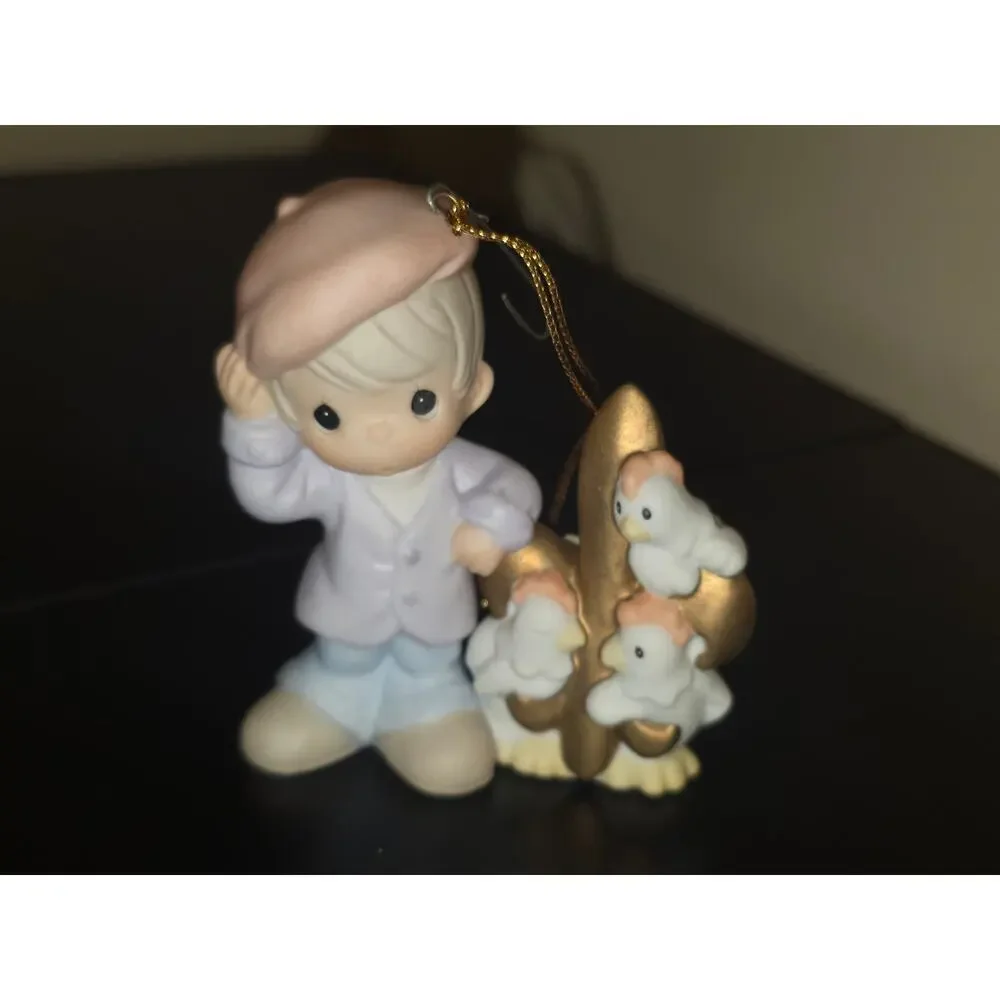 Precious Moments Saying Oui To Our Love Ornament 1998 Enesco 456004